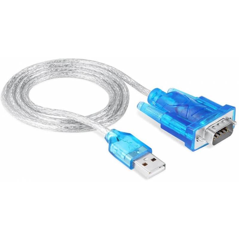 Adaptador USB a Serial a RS232 DB9 (9 pines) a COM Puerto Convertidor Cable USB Serial Soporta 10 8 Mac Linux