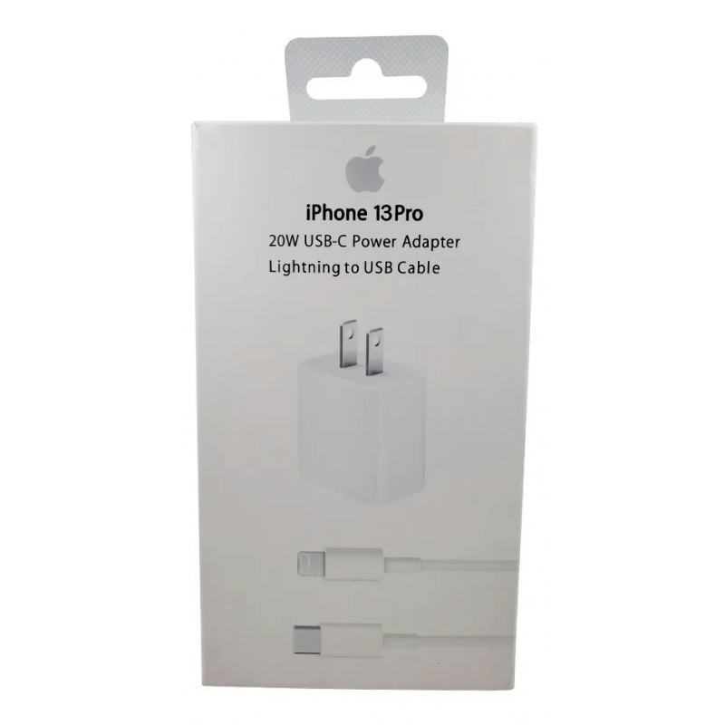 Cargador rápido USB-C de 20W apto Apple 