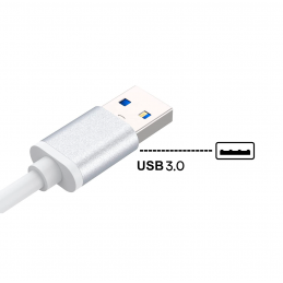 Adaptador USB C a Ethernet, Ethernet a USB C/Thunderbolt 3 a RJ45,  adaptador de conversión de red con cable Plug & Play, cable Ethernet USB  tipo C