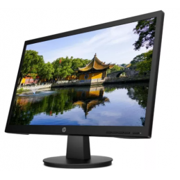 hp monitor v22v 21.5" FHD tilted to the right