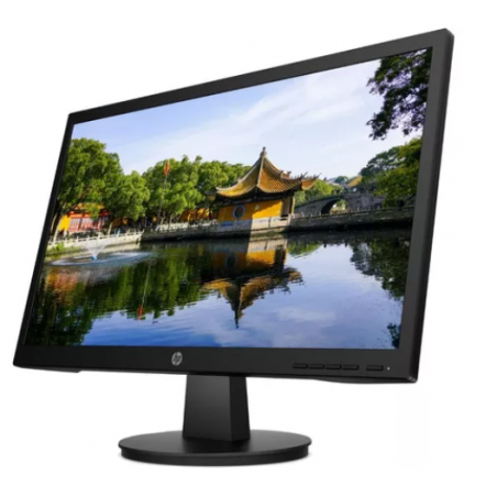 hp monitor v22v 21.5" FHD tilted to the right