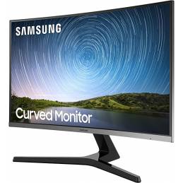 32-inch Samsung curved monitor without front borders turned to the left
