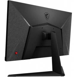 MSI Gaming Optix G241 monitor from behind tilted to the left