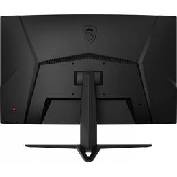 MSI gaming monitor 31.5 inches from behind