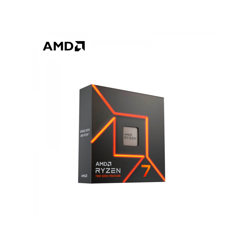 AMD Procesador Ryzen 7 7700X de 8 núcleos y 16 hilos AMD