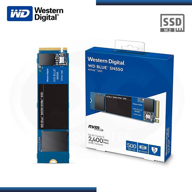 Pantano juicio Prominente Disco SSD M.2 WESTERN DIGITAL 500GB SN550 NVME 8GB/S